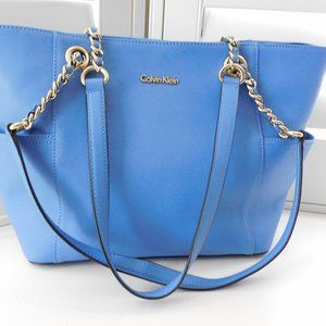 Calvin Klein Shoulder Tote Light Blue